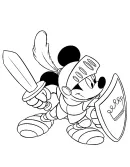 Mickey Mouse kleurplaat 31
